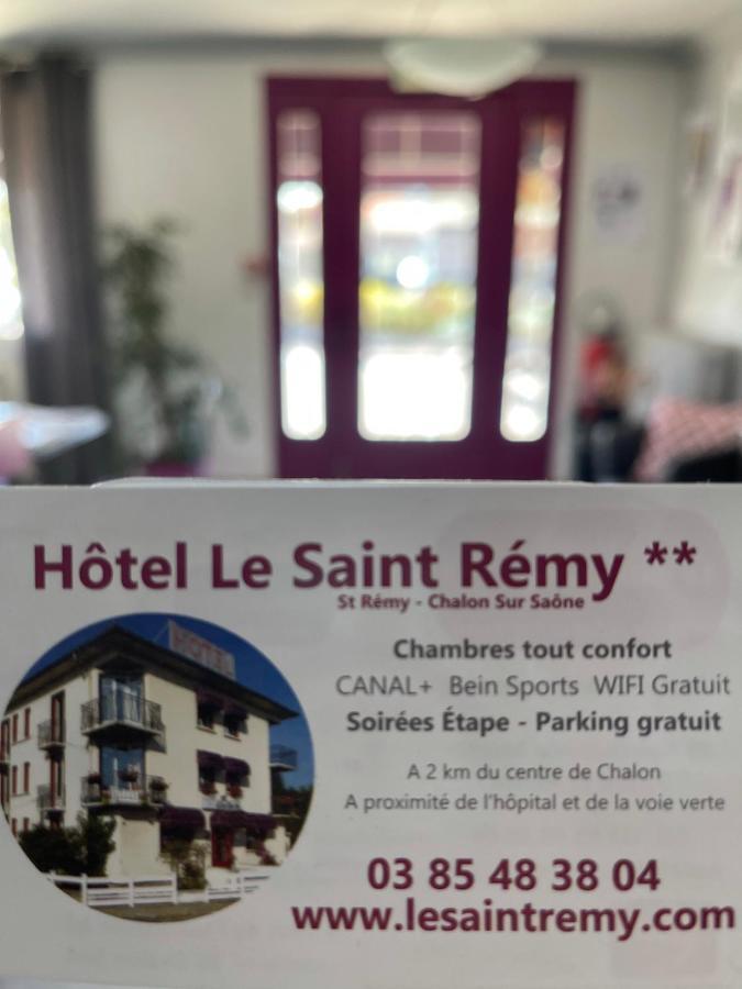 "Contact Hotel" Le Saint Remy - Chalon Sud Exterior foto